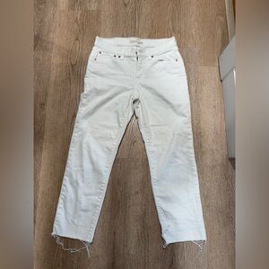 Levi’s Womens White Boyfriend Jeans Size 27